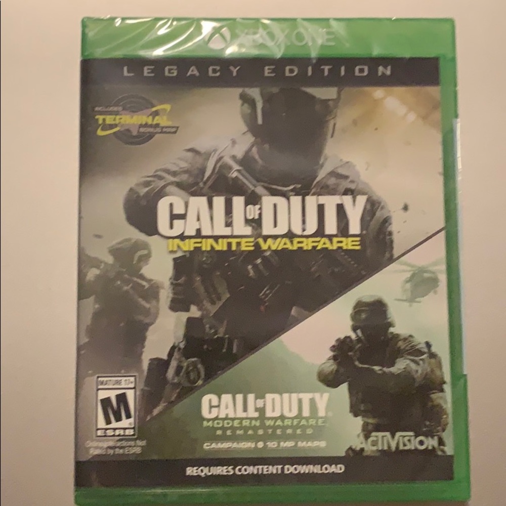 Xboxone. Call of Duty Infinite Warfare video game.